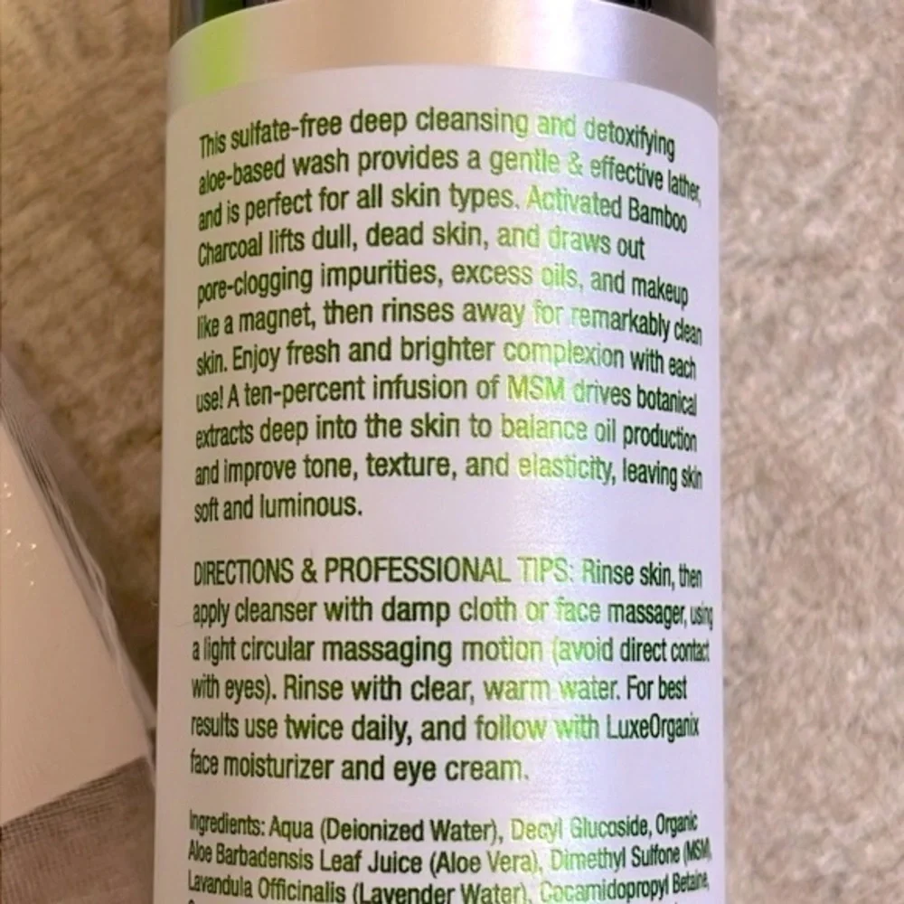 Brand New LuxeOrganix Bio-Advanced Eye Cream Purifying Facial Cleanser Scrubber